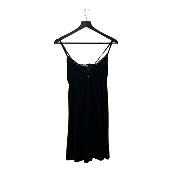Flora Nikrooz Black Lace Nightgown - Picture 1 of 3